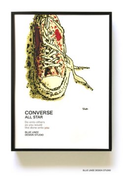 画像1: ポスターA4：CONVERSE ALL STAR 