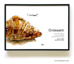 画像1: ポスターA4：Croissant 