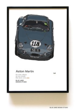 画像1: ポスターB5：Aston Martin 