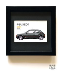 画像1: フレーム入り: PEUGEOT 205