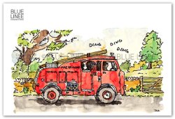 画像1: Fire truck 