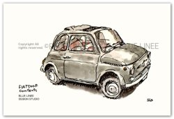 画像1: FIAT500F グレー