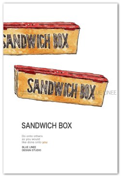 画像1: SANDWICH BOX:C 