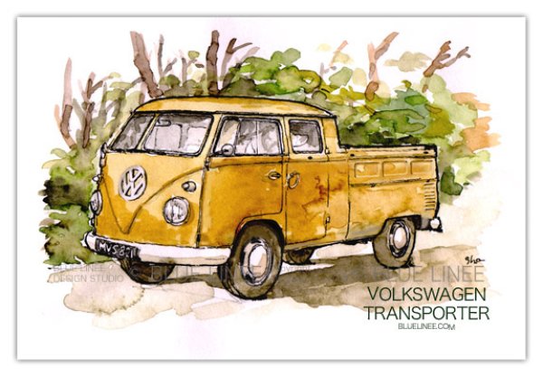 画像1: VOLKSWAGEN  TRANSPORTER D (1)