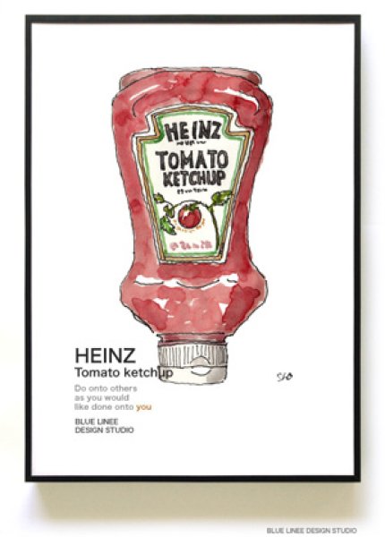 画像1: A3ポスター：HEINZ TOMATO KETCHUP  (1)