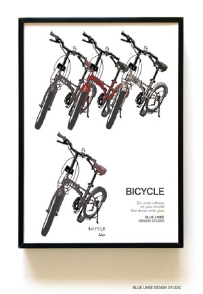 画像1: ポスターB5：BICYCLE  (1)