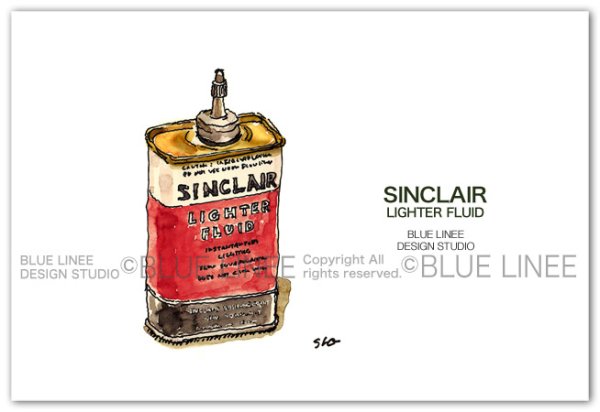 画像1:  SINCLAIR LIGHTER FLUID  (1)